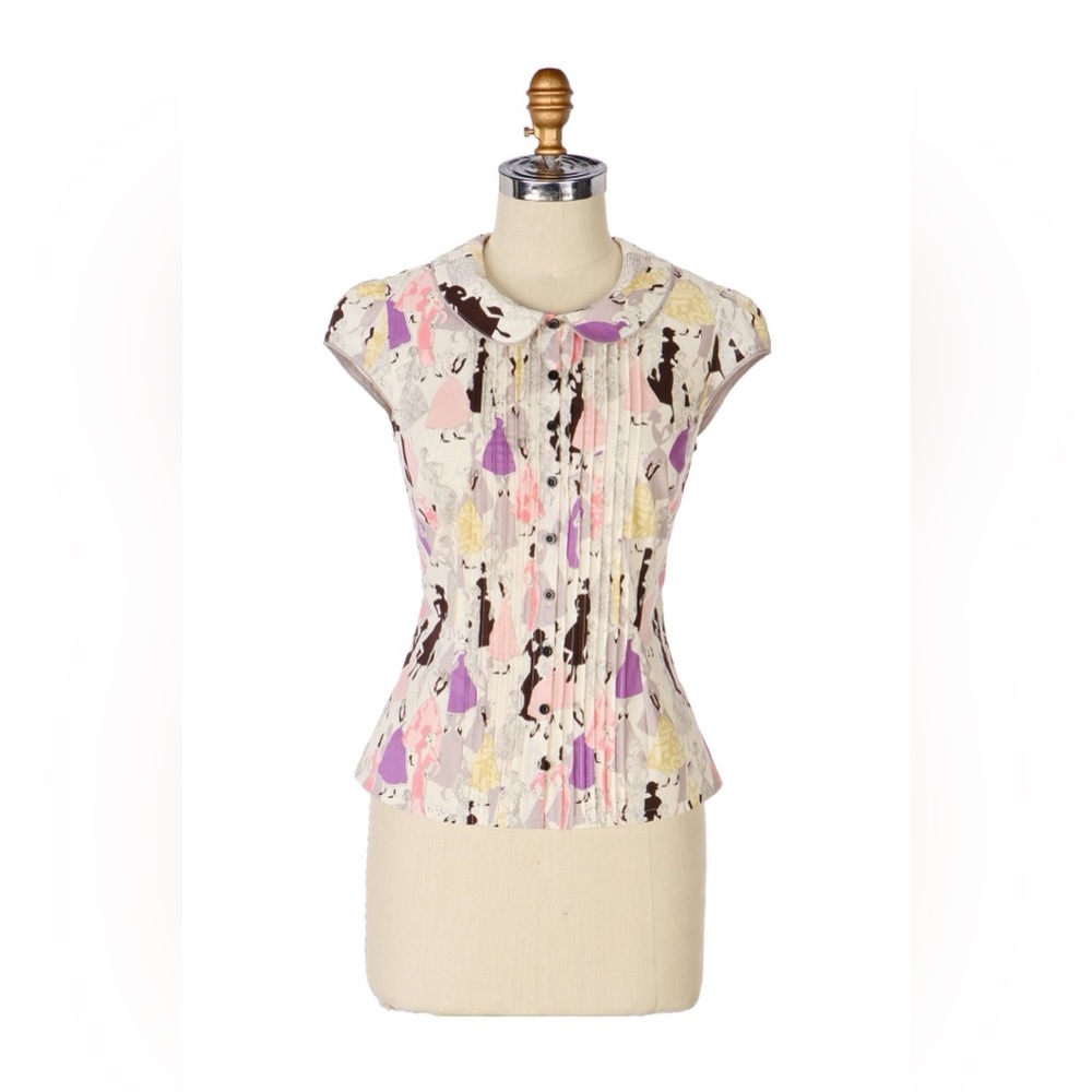 Anthropologie | Viola Cocktail Hour Blouse 8